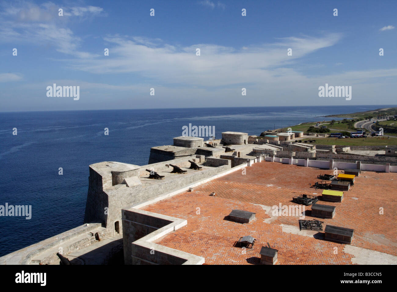 Castillo de los Tres Reyes Magos del Morro, Parque Morro Cabana Foto Stock