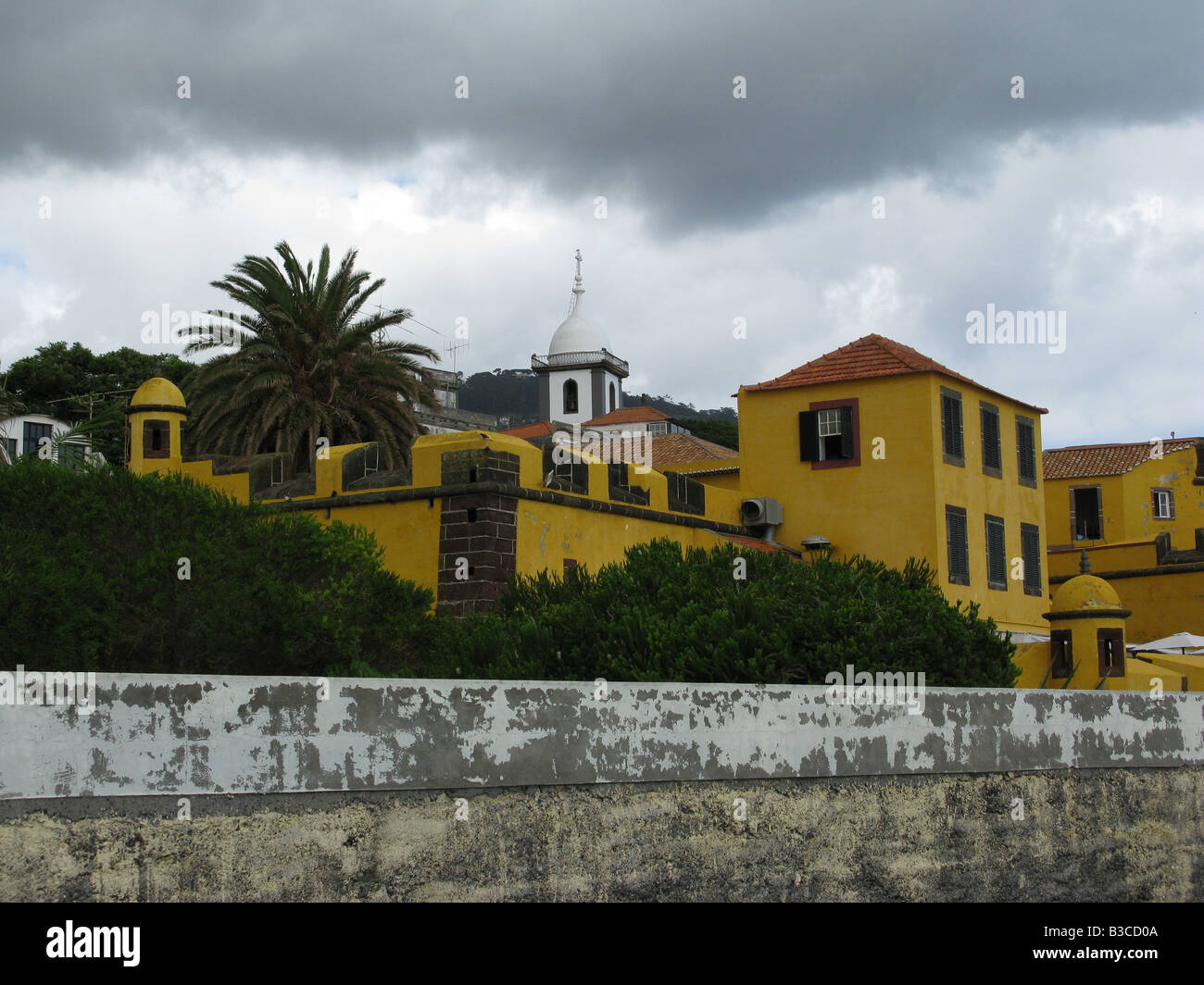 Museo di Arte Contemporanea di il forte di São Tiago, nella città vecchia. Funchal, Madeira, Portogallo, Europa Foto Stock