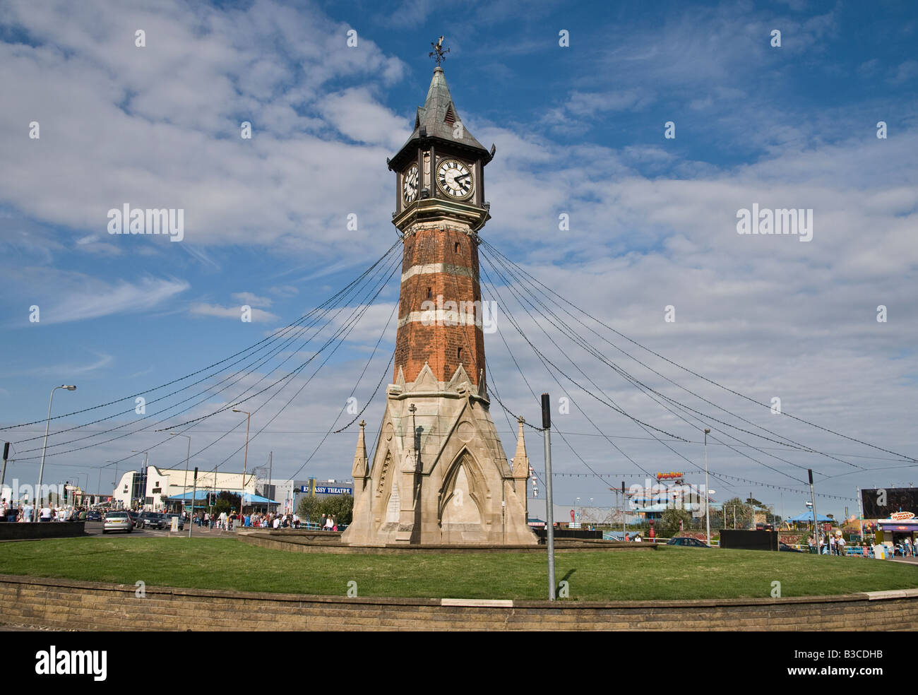 Torre dell Orologio a Skegness Lincolnshire UK Foto Stock