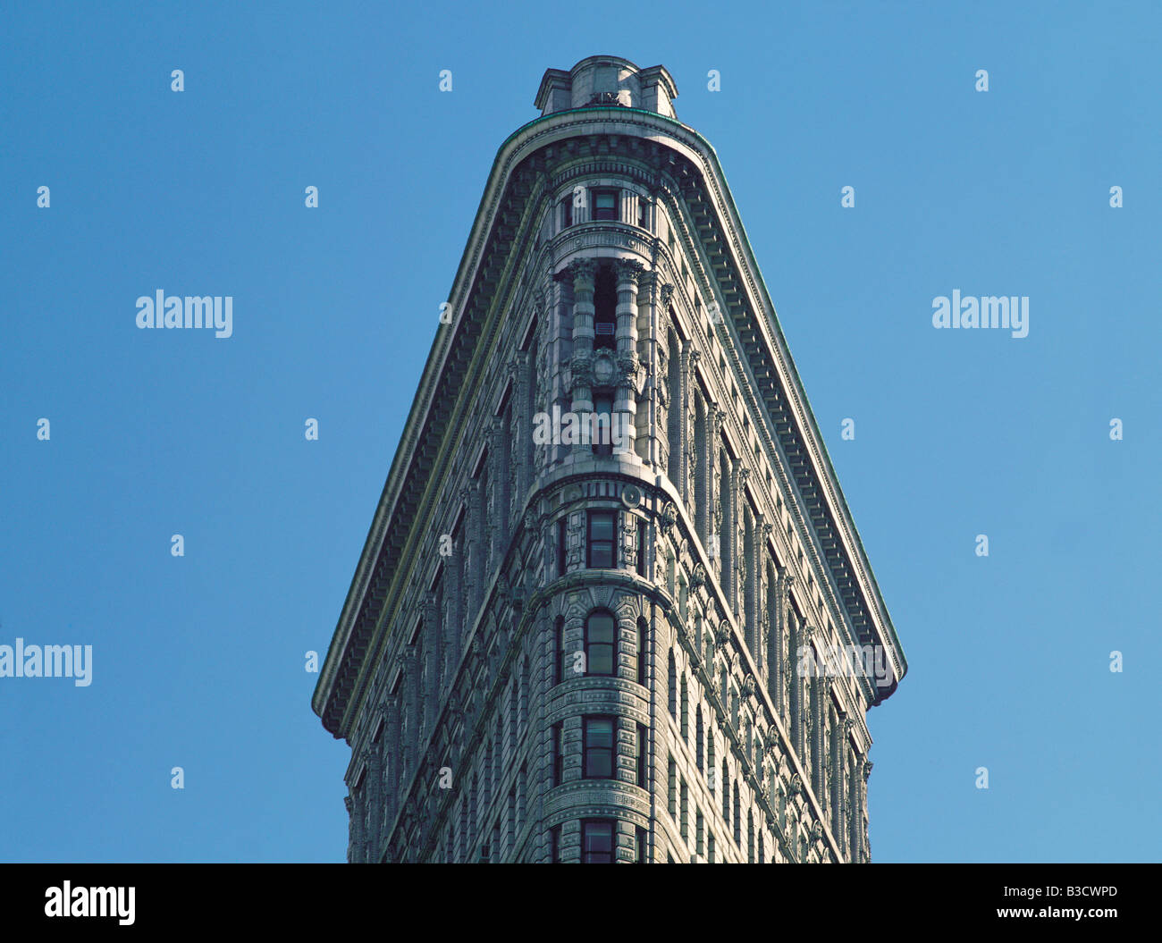 Flatiron Building a Manhattan a New York STATI UNITI D'AMERICA Foto Stock