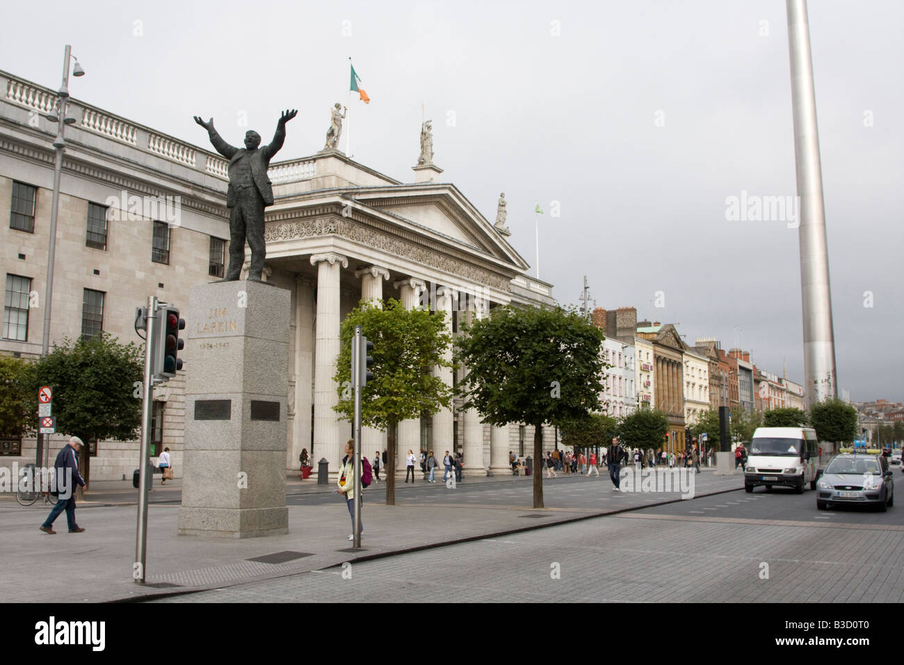 L'ufficio generale delle poste O' Connell Street Dublin City Centre Irlanda Repubblica Irlandese EIRE Foto Stock