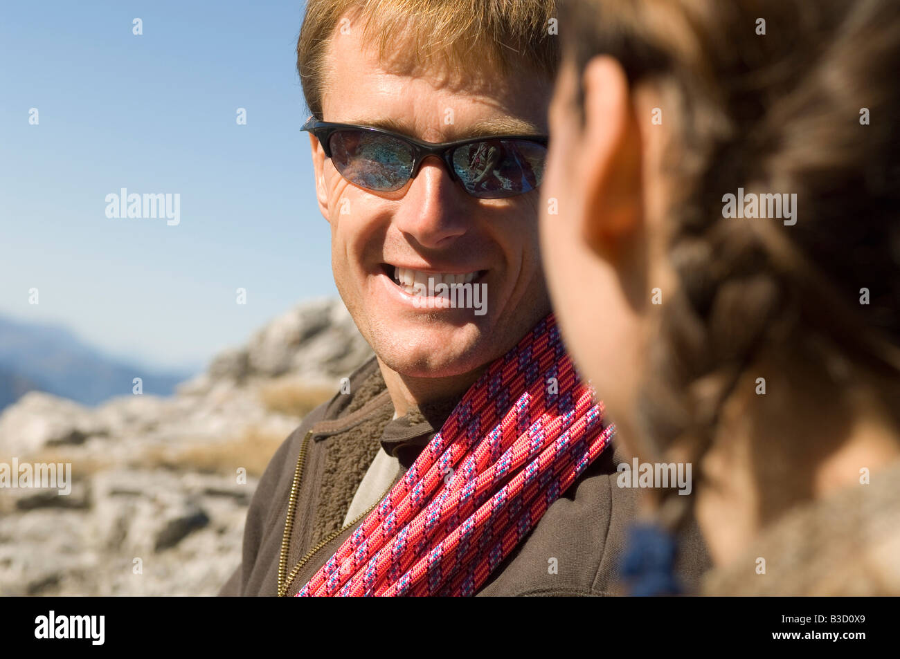 Austria Salzburg County, coppia giovane, ritratto Foto Stock