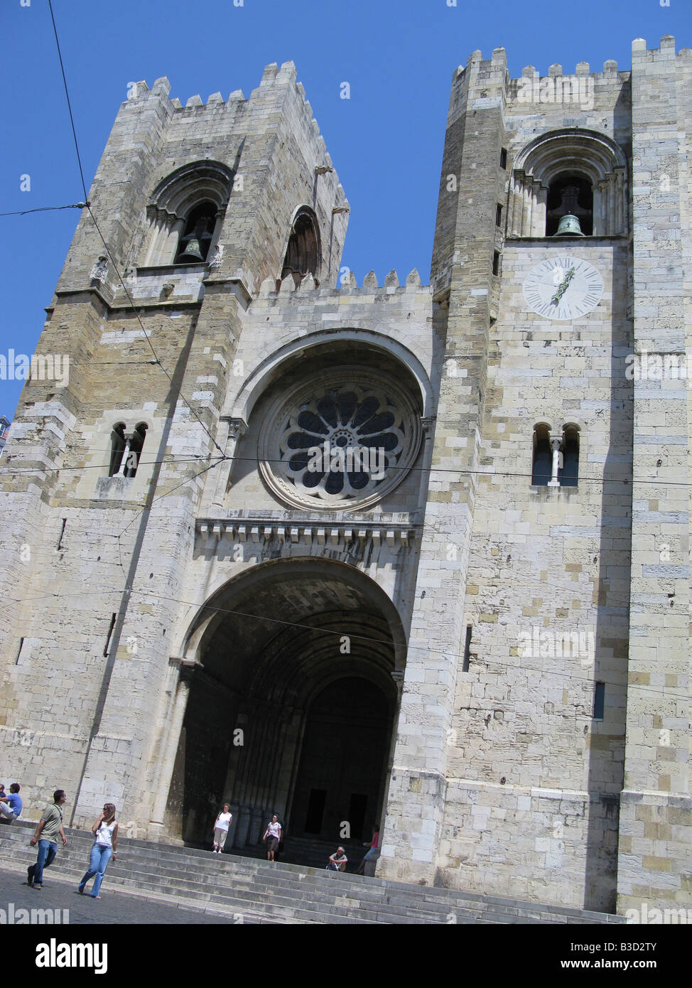Cattedrale di Lisbona (Sé fare Lisboa). Lisbona, Portogallo, Europa Foto Stock