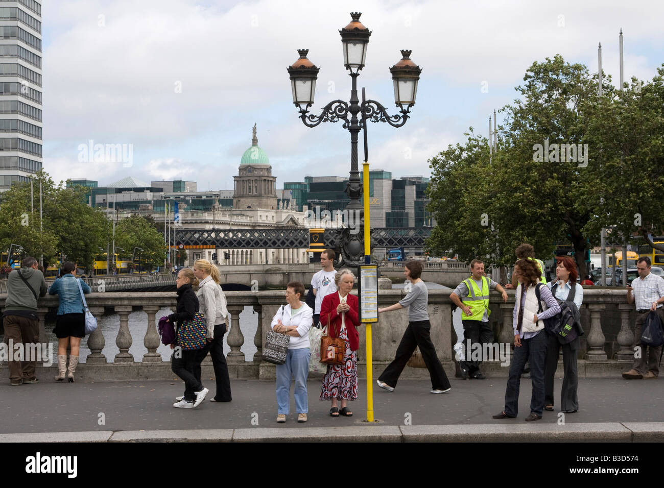 Centro della città di Dublino Irlanda Repubblica Irlandese EIRE Foto Stock