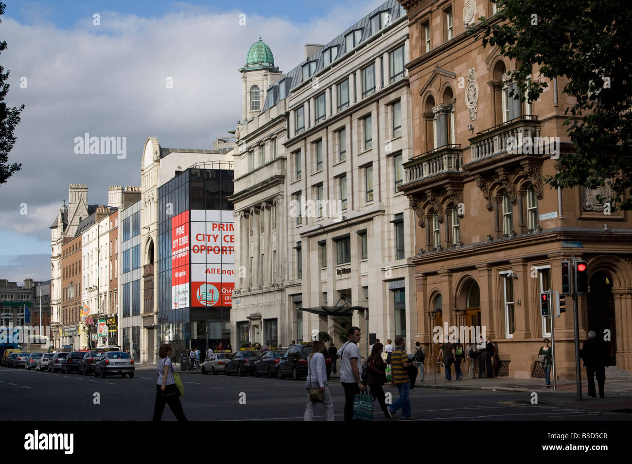 Centro della città di Dublino Irlanda Repubblica Irlandese EIRE Foto Stock