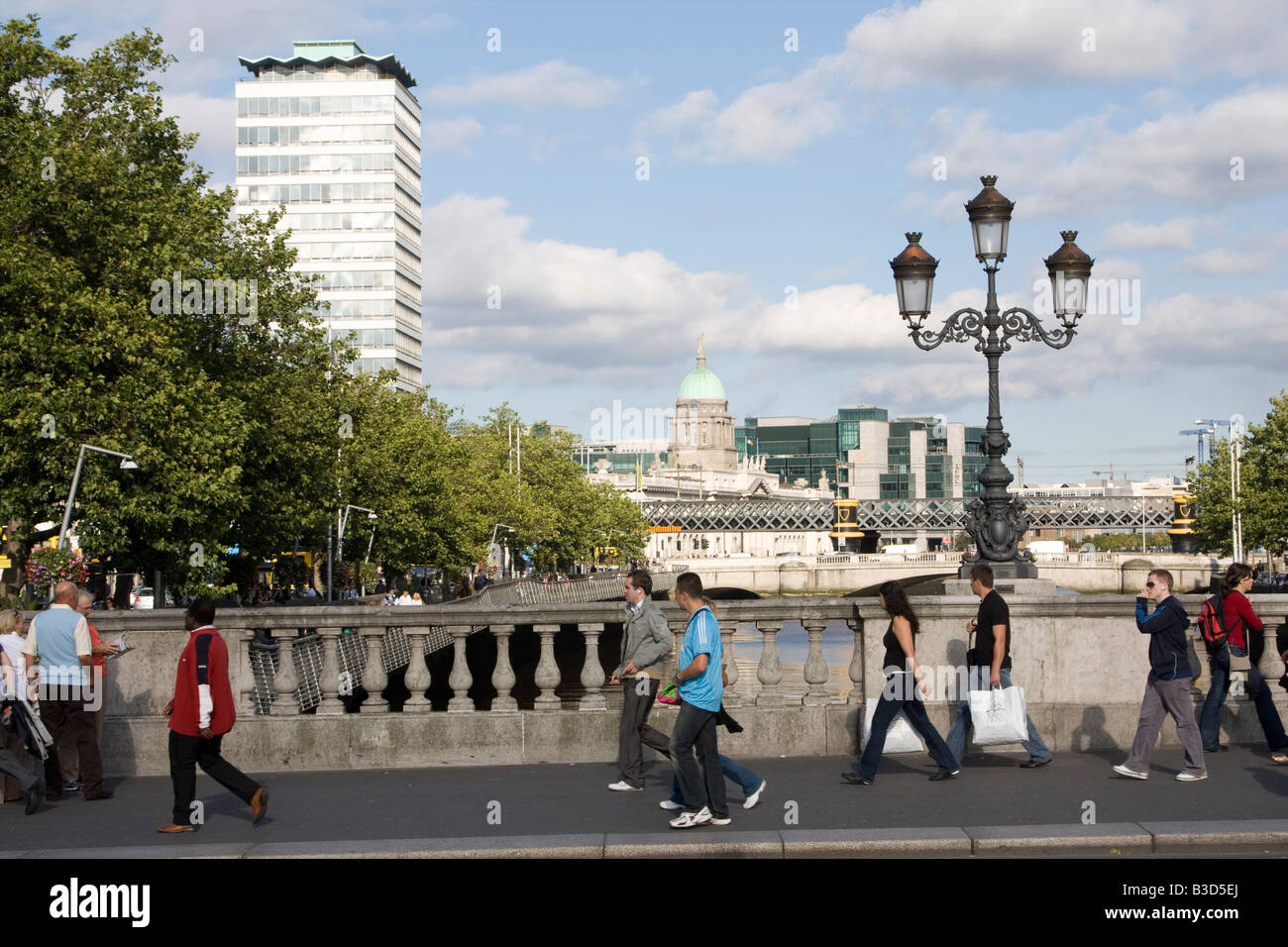 Centro della città di Dublino Irlanda Repubblica Irlandese EIRE Foto Stock