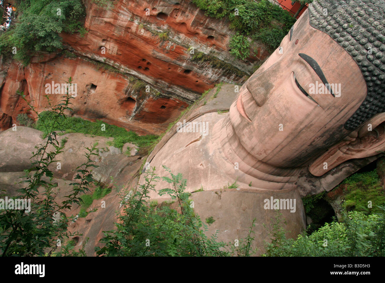 Leshan Buddha gigante Foto Stock