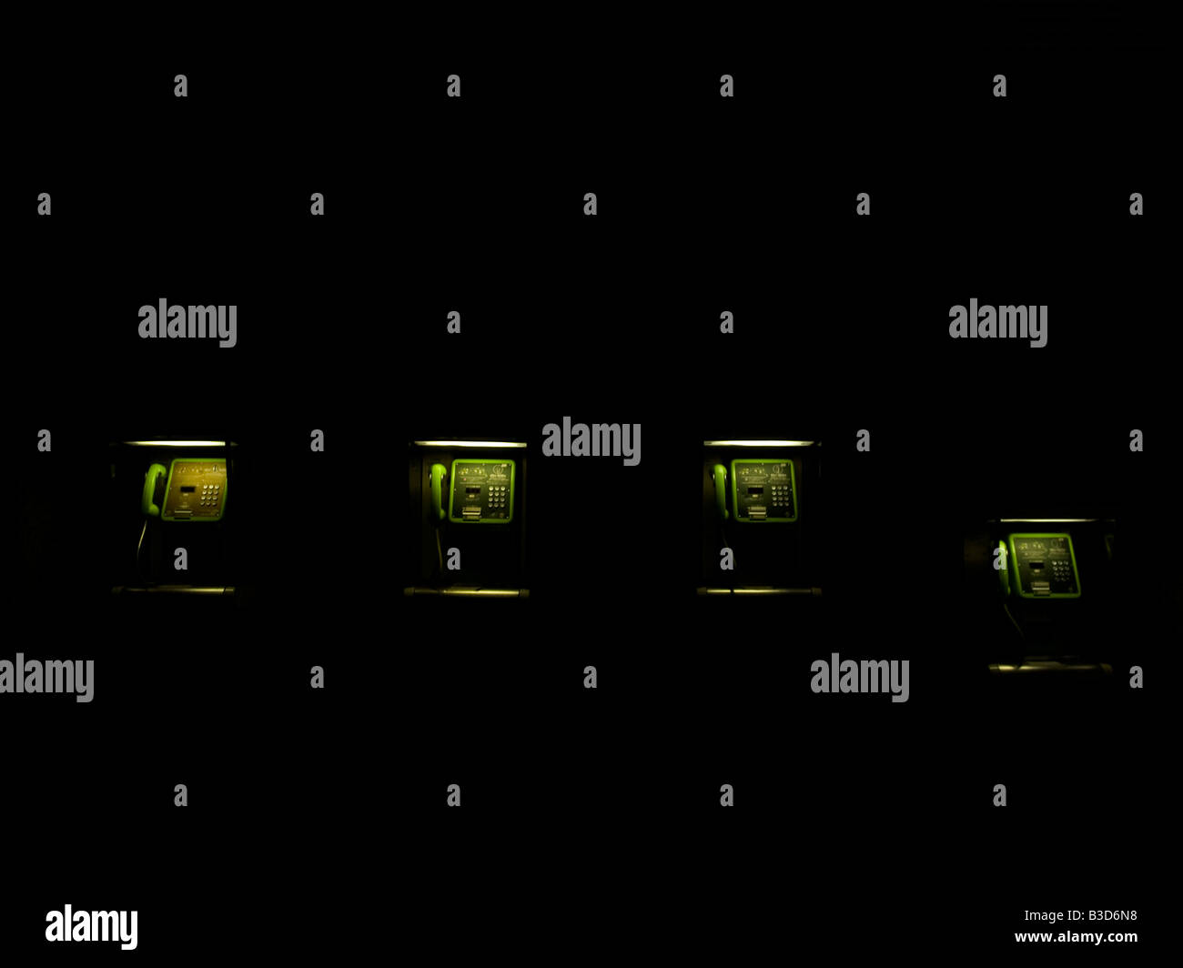 Telefono pubblico Foto Stock