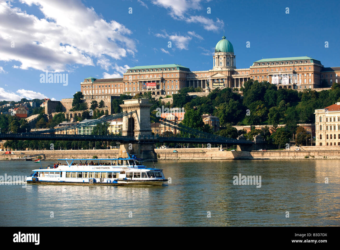 Il Palazzo Reale a Budapest Ungheria Foto Stock