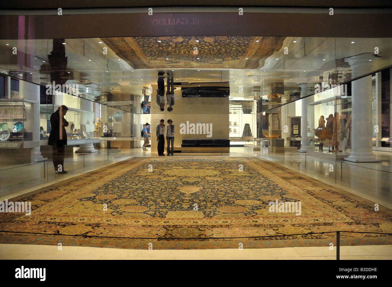 Il tappeto Ardabil presso il Victoria & Albert Museum Foto Stock