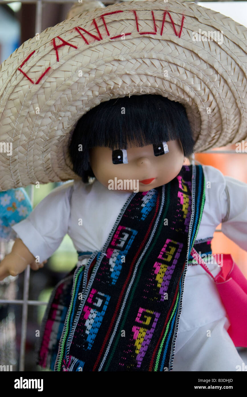 Negozio di souvenir in Mercado 28 a Cancún in Messico Foto Stock