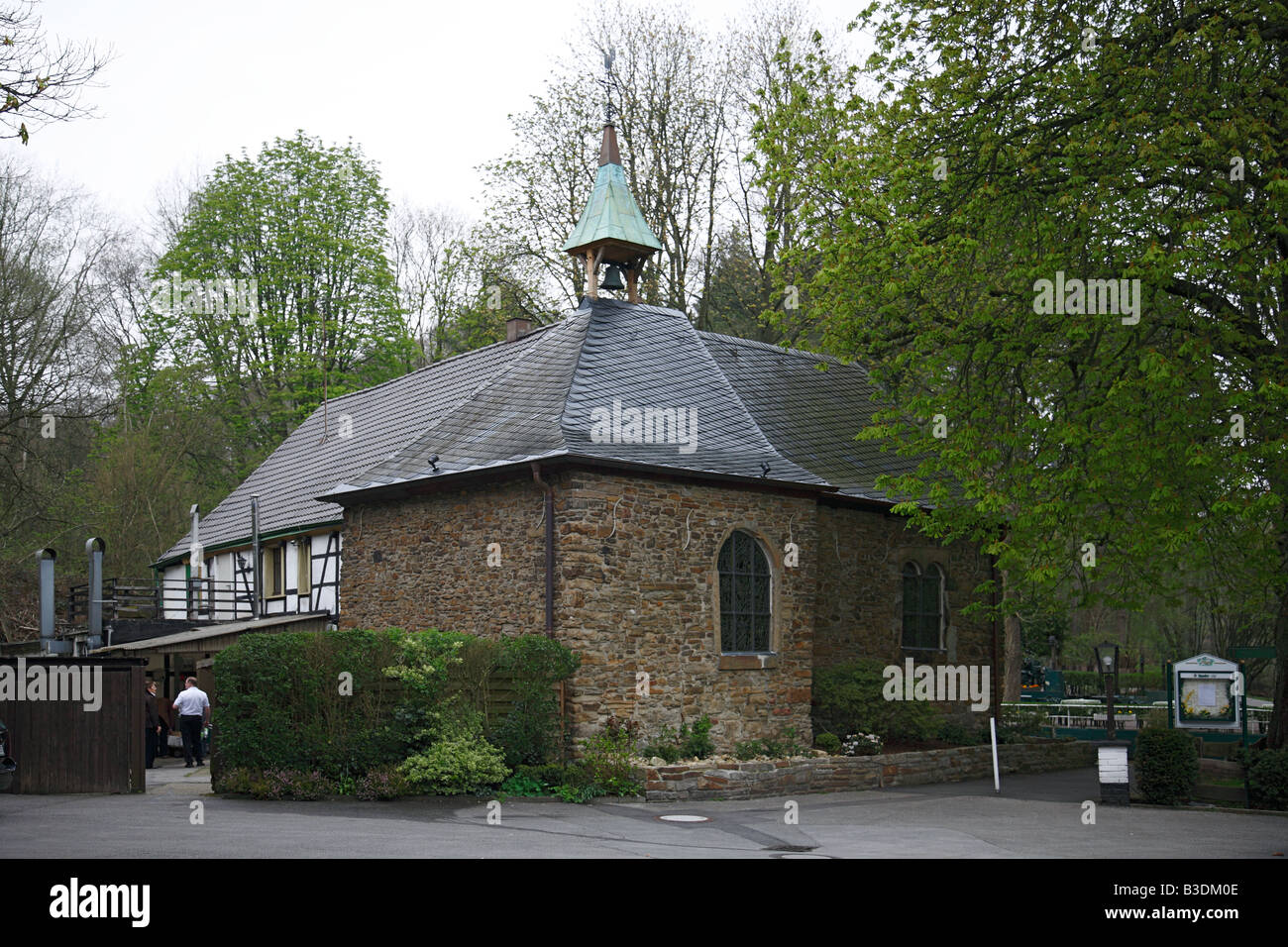 Kapelle des Heiligen Egidio, Klusenkapelle Sankt Egidio in Essen-Stadtwald, Essen, Ruhrgebiet, NRW Foto Stock