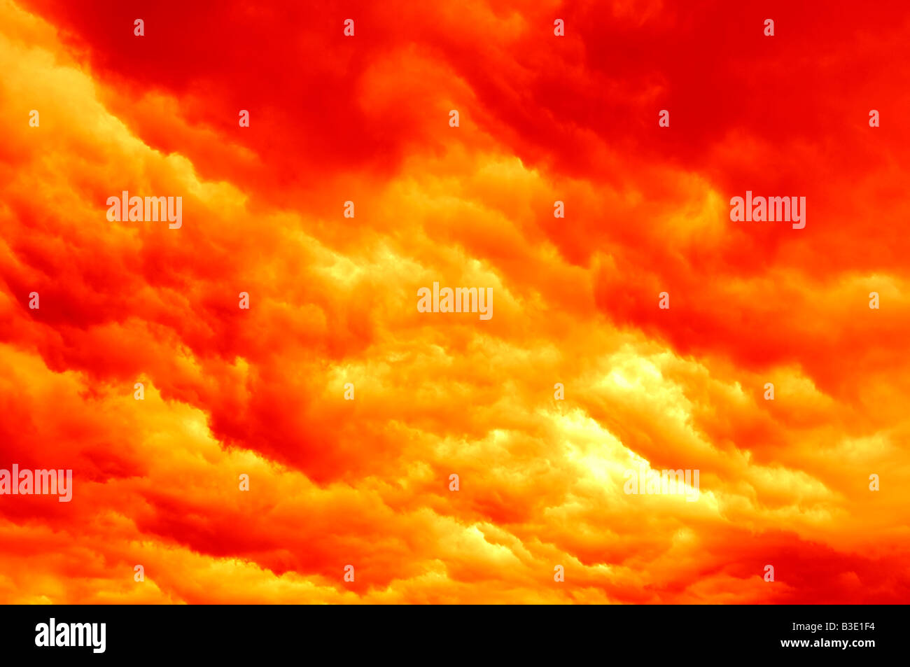 Abstract colpo di colori di tramonto Foto Stock