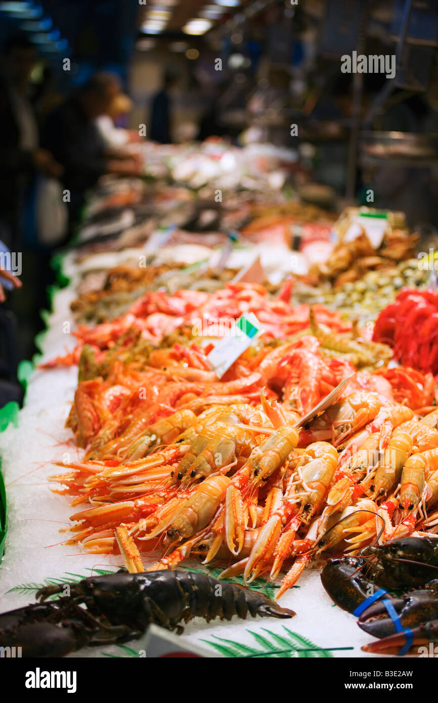Sant Josep mercato Barcellona Catalonia Spagna Foto Stock