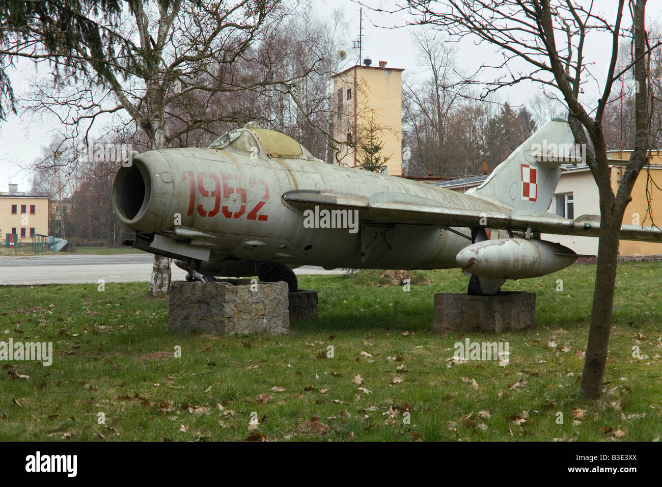 Ex-Soviet e militare polacco in base Redzikowo, Polonia dove gli Stati Uniti vuole base 10 missili intercettori. Foto Stock