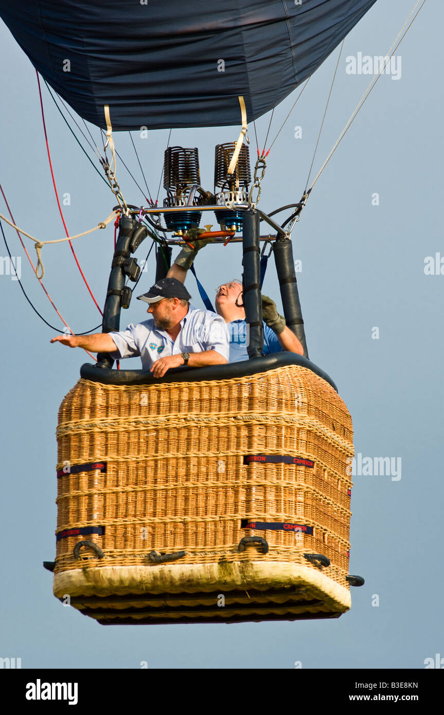 Llangollen hot air balloon festival Foto Stock