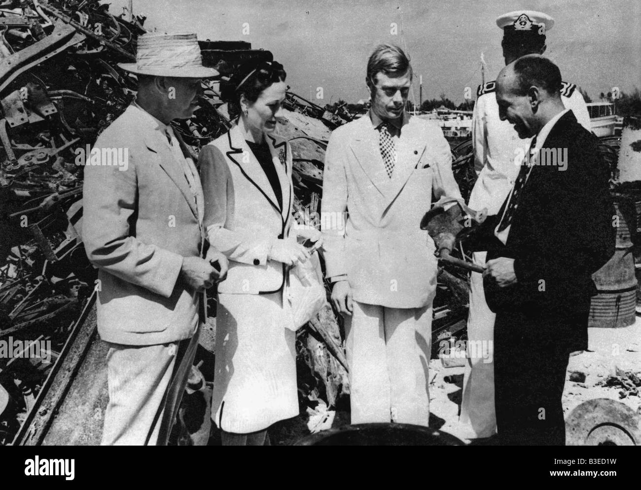 Edward Duca di Windsor in Bahamas Foto Stock