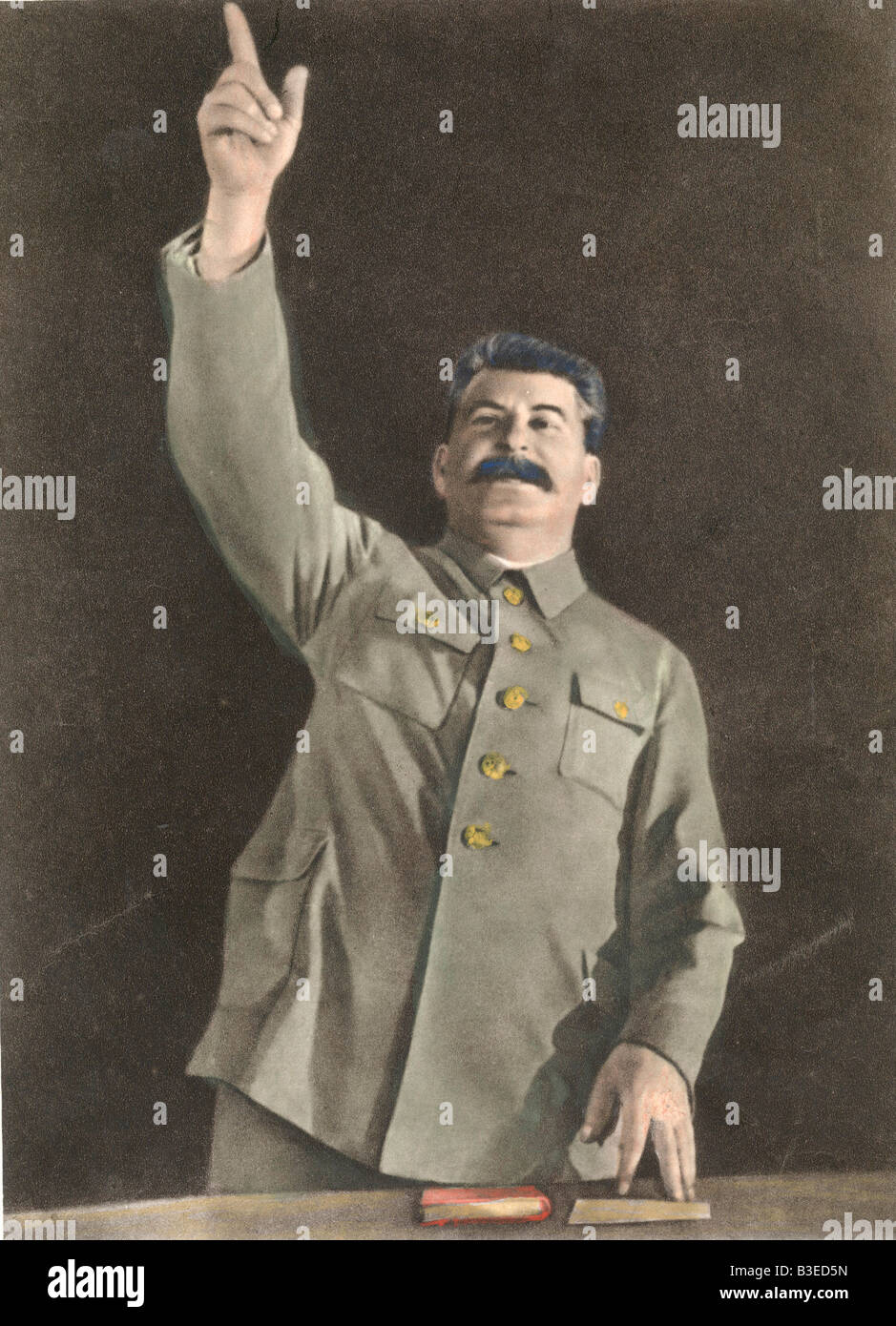 Stalin come altoparlante / Foto / 1947 Foto Stock