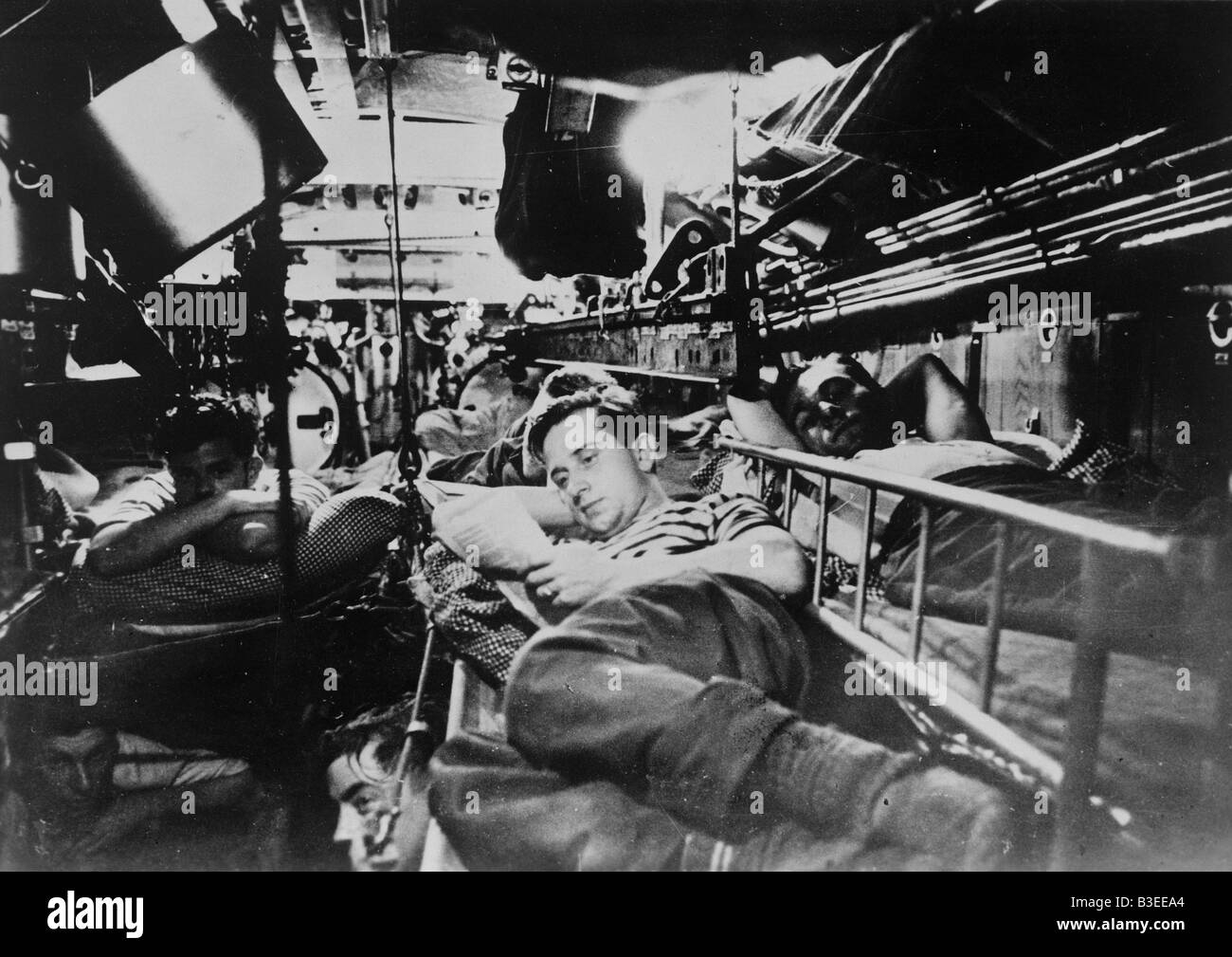 Vano anteriore di un U-Boat / 1941 Foto Stock