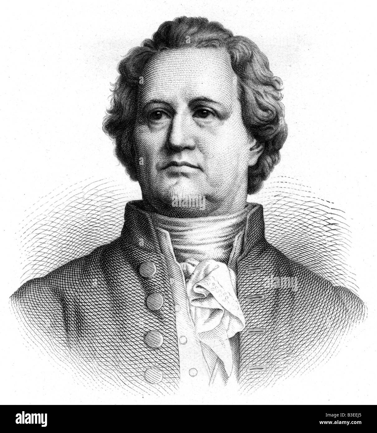 Goethe, Johann Wolfgang von, 28.8.1749 - 22.3.1832, autore/scrittore tedesco, ritratto, incisione , Foto Stock