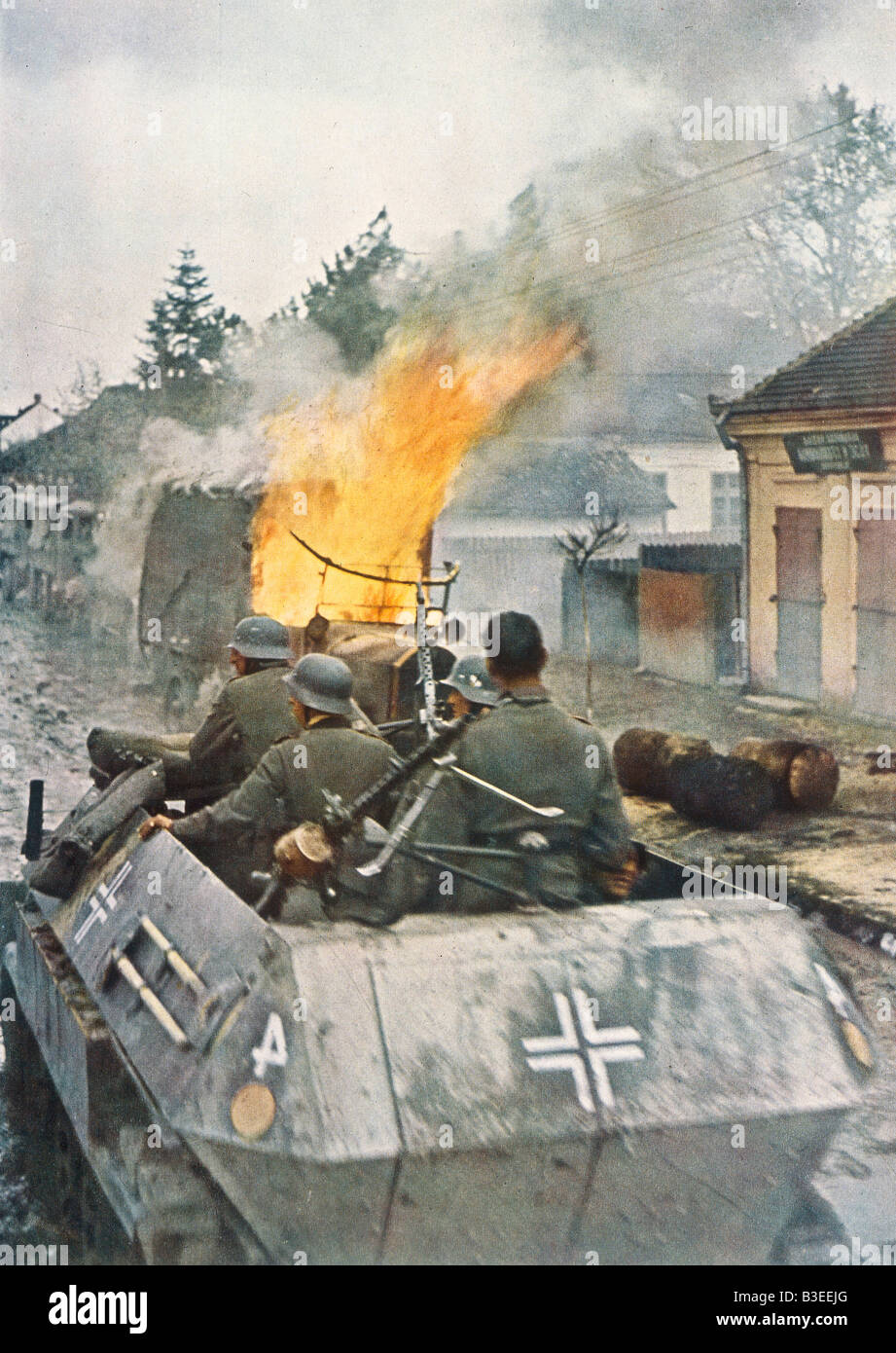 Durante la Seconda Guerra Mondiale, Fronte Orientale, anticipo, 1941. Foto Stock