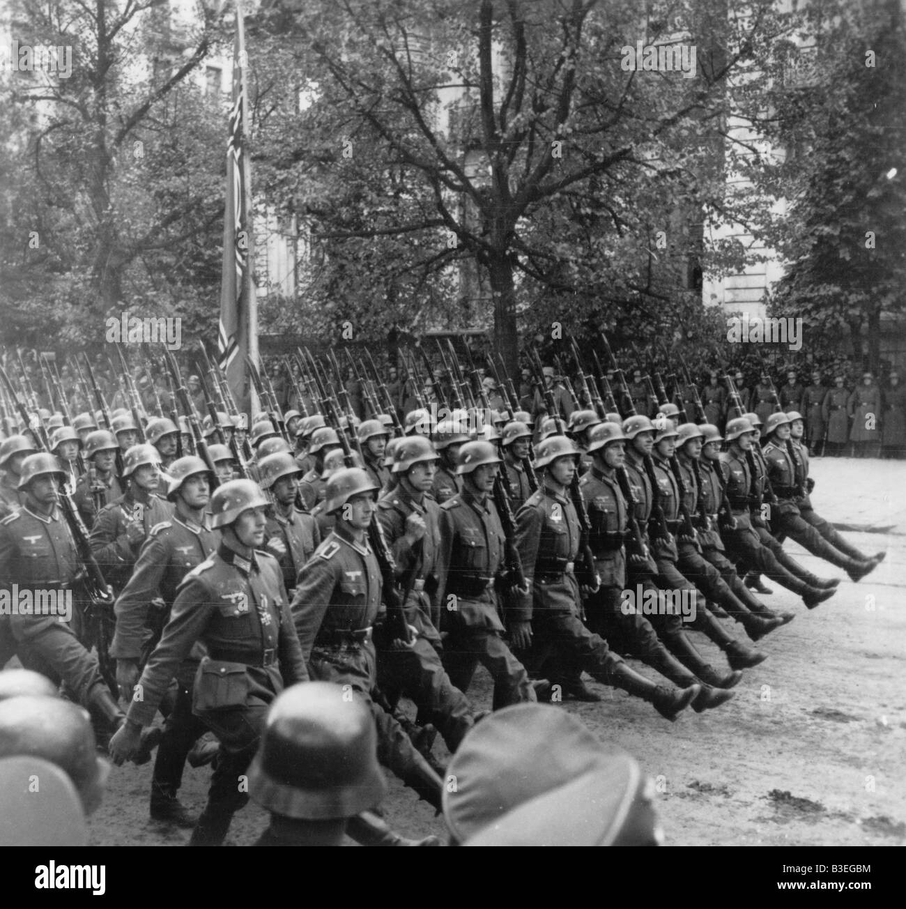 Victory Parade Varsavia 1939 Foto Stock