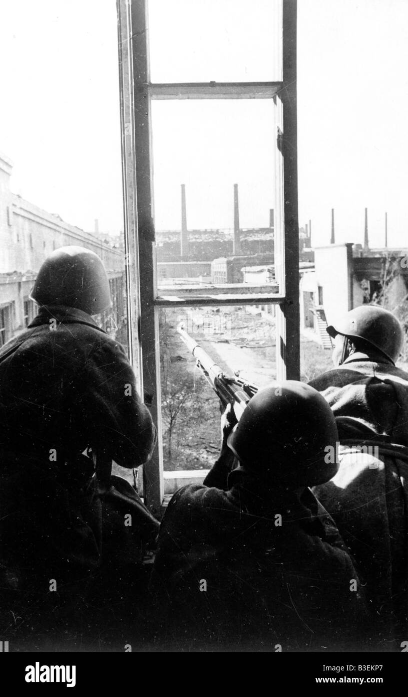 La Seconda Guerra Mondiale, Stalingrado/Novembre 1942 Foto Stock