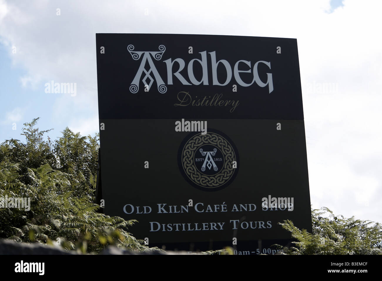 La distilleria Ardbeg Islay Scozia UK Foto Stock