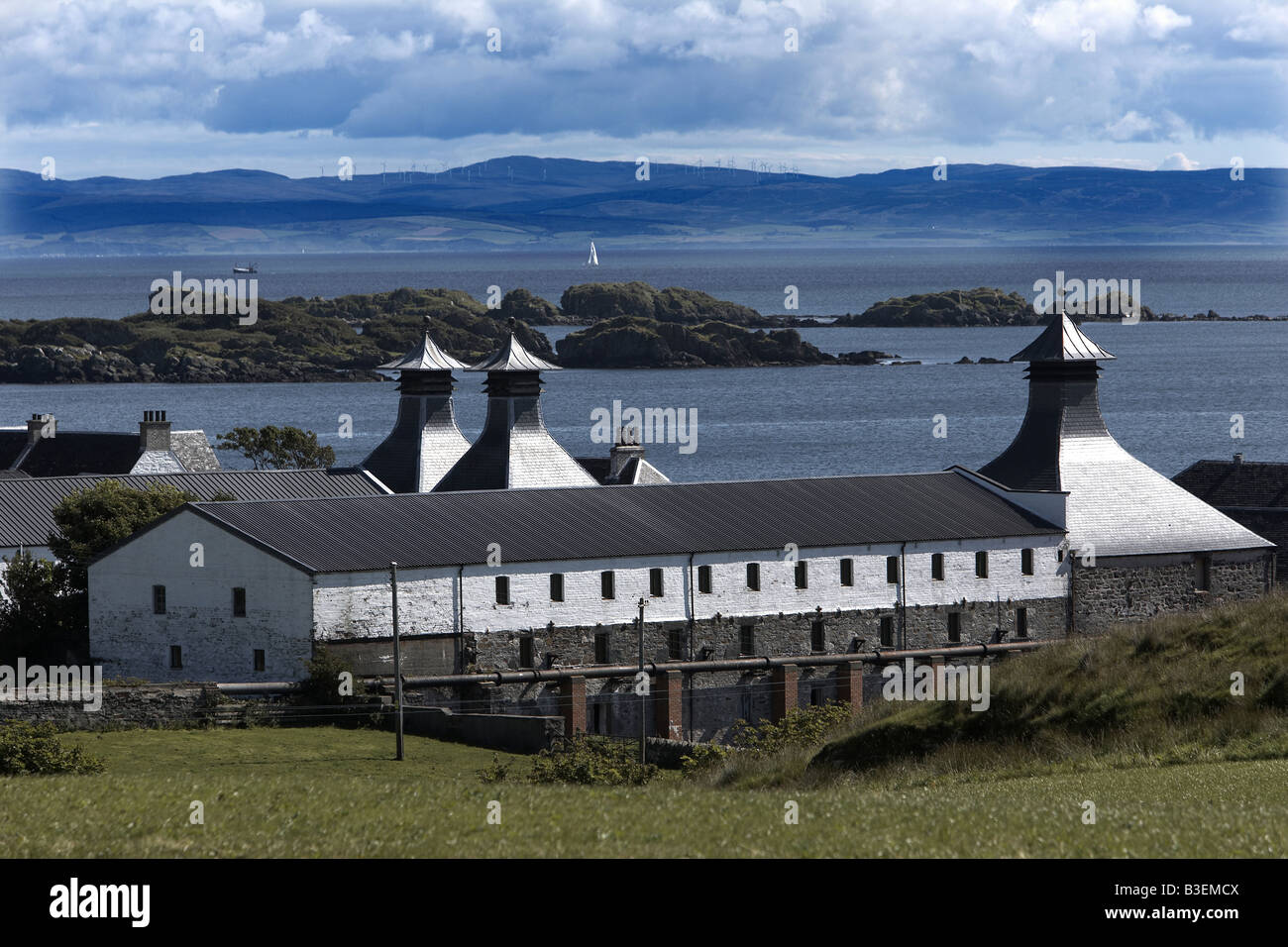 La distilleria Ardbeg Islay Scozia UK Foto Stock