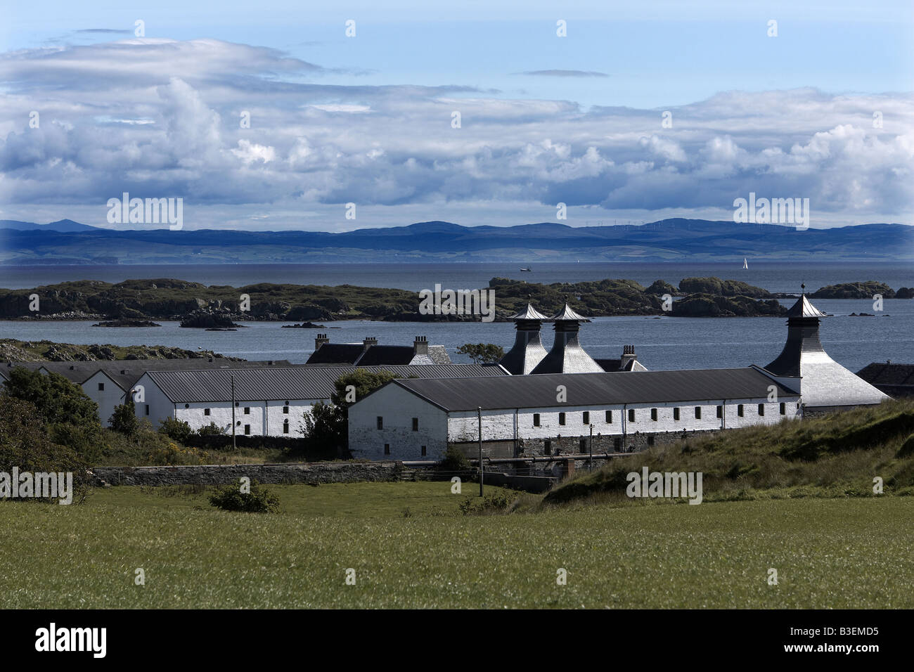 La distilleria Ardbeg Islay Scozia UK Foto Stock