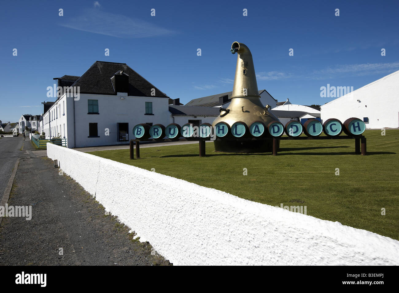 La distilleria Bruichladdich Isle of Islay Argyll and Bute Scozia UK Foto Stock