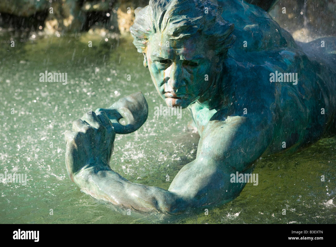 Dettaglio monumento aux Girondins Bordeaux in Francia Foto Stock