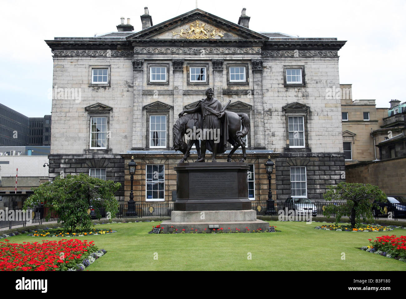 Sede della Royal Bank of Scotland di St Andrews Square, Edimburgo Foto Stock