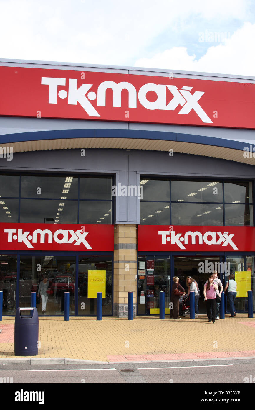 T K Maxx retail outlet, Lincoln, England, Regno Unito Foto Stock
