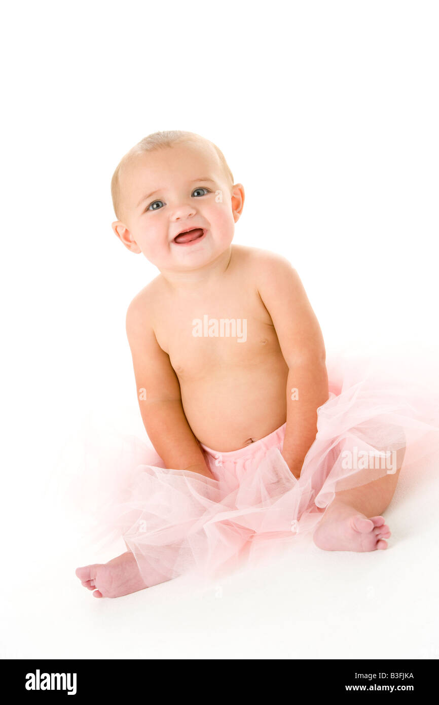 Bambino in tutu Foto Stock