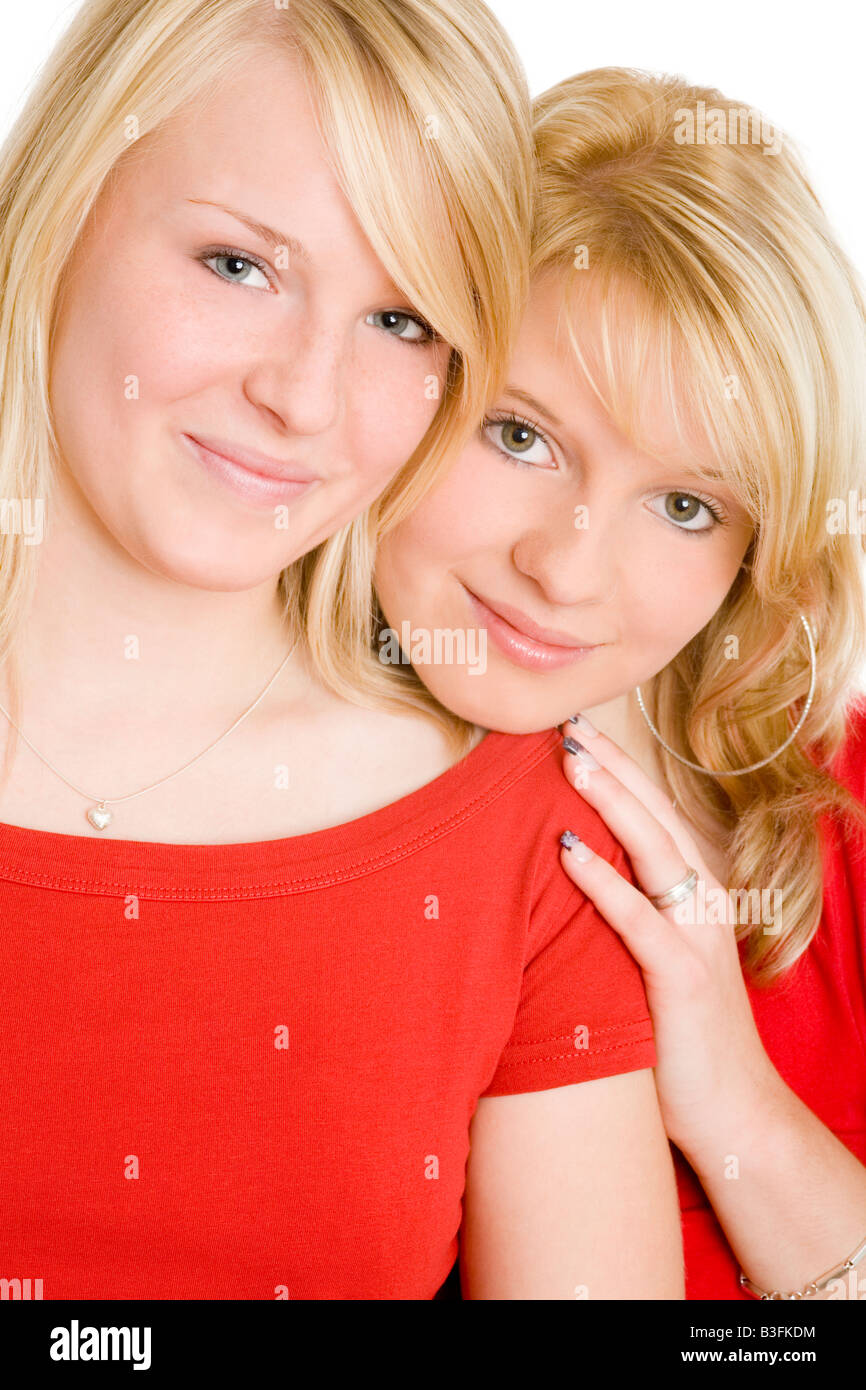ragazze bionde Foto Stock