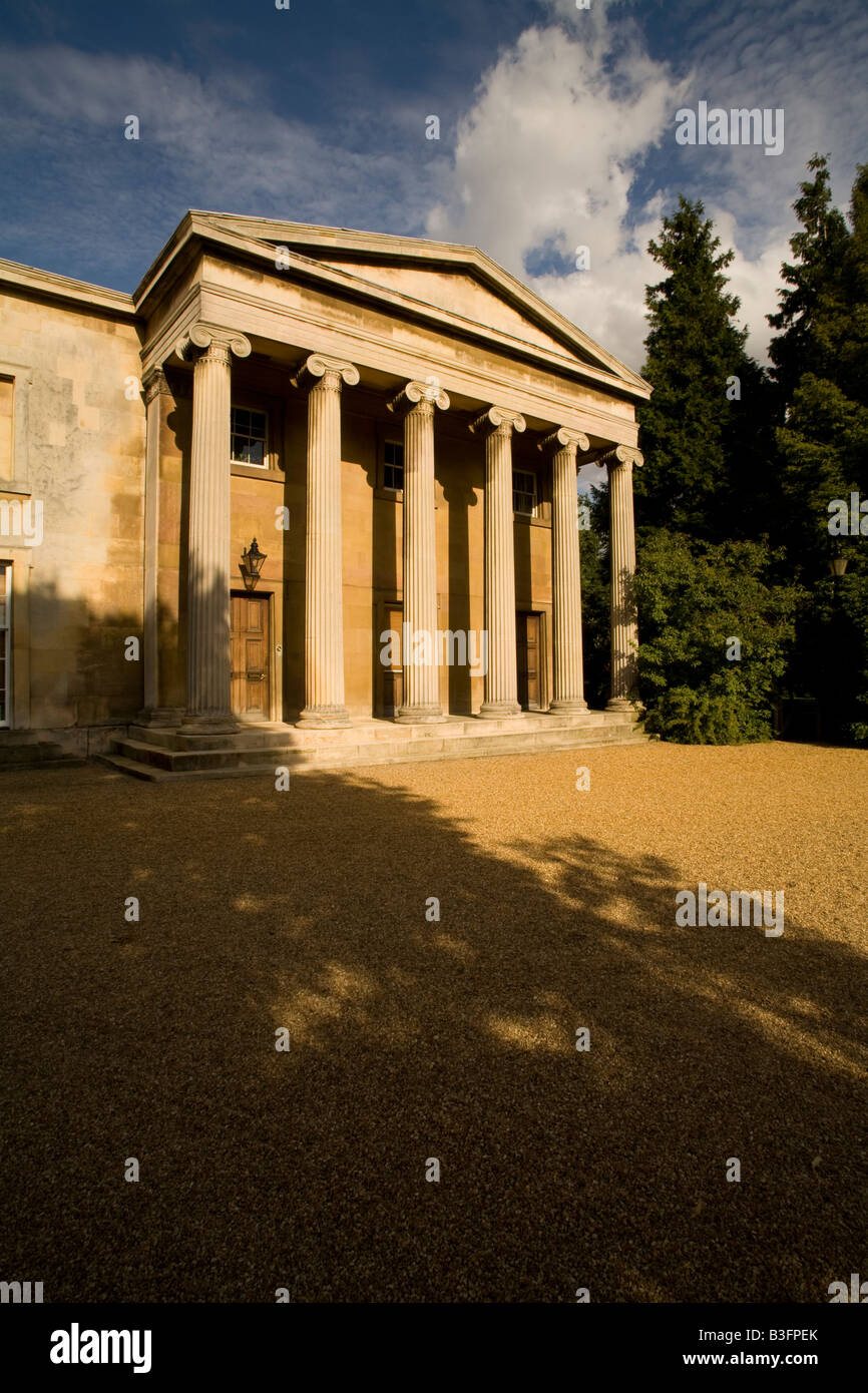 Il padrone del Lodge, Downing College di Cambridge, Inghilterra nel pomeriggio di sole Foto Stock