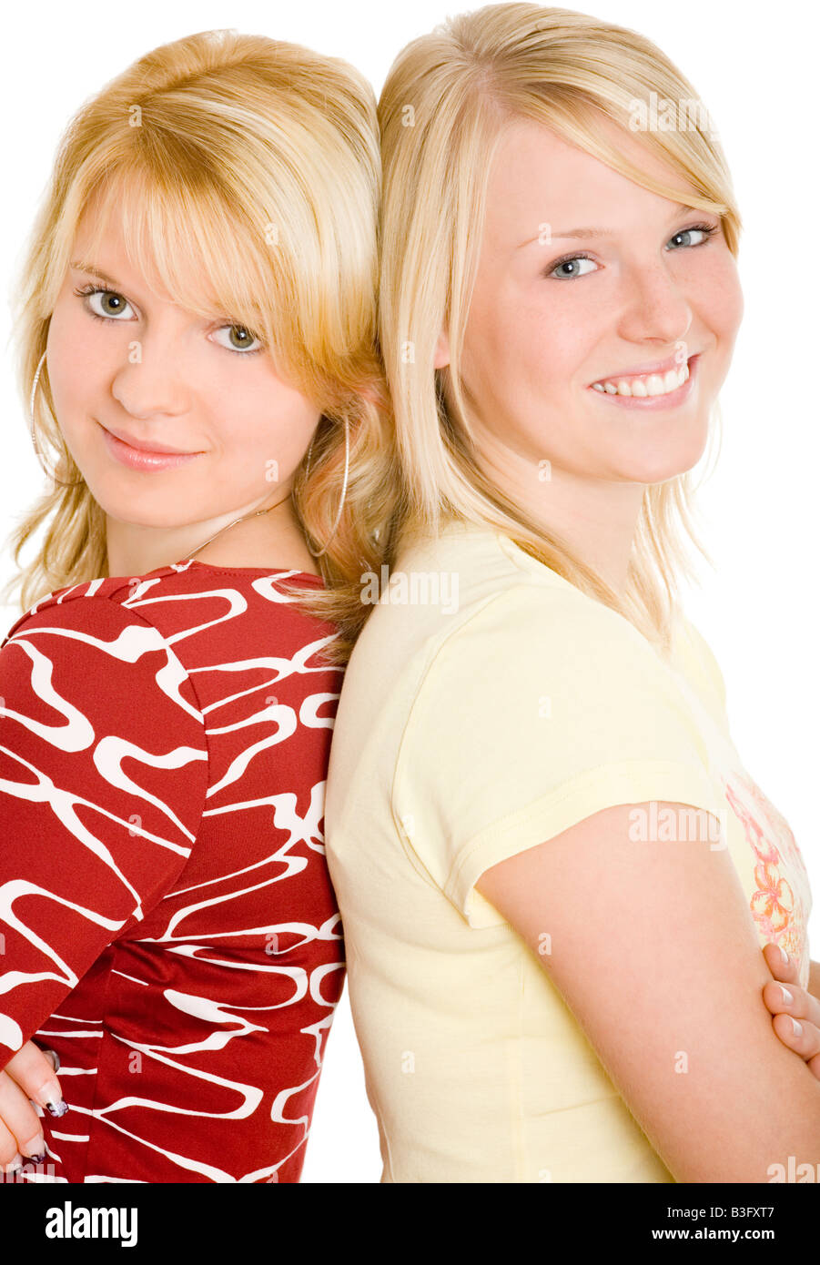 ragazze bionde Foto Stock