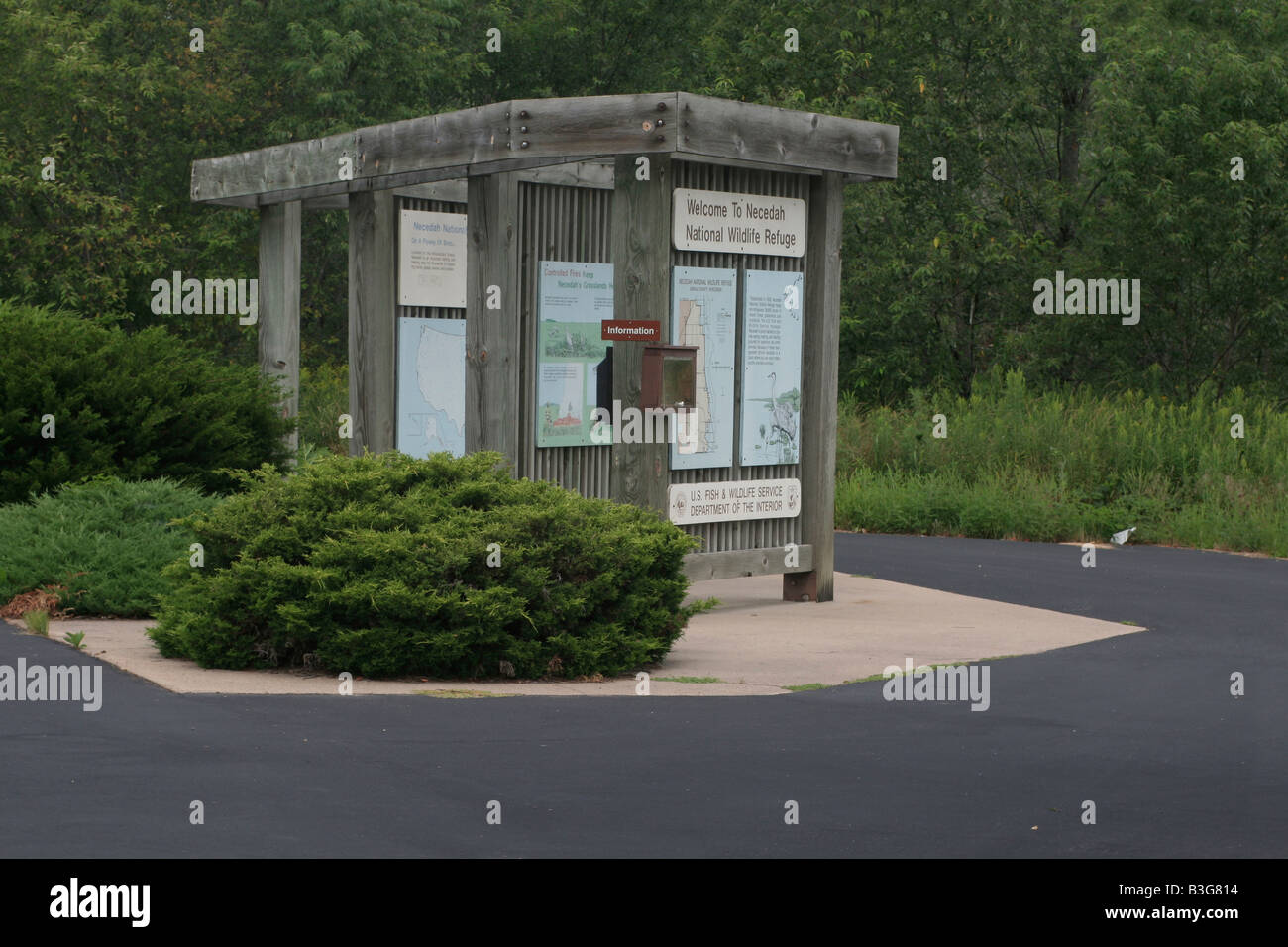 Informazioni rifugio Necedah National Wildlife Refuge Foto Stock