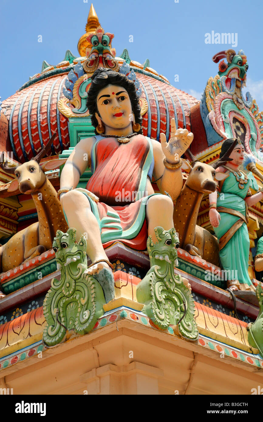 Il Tempio di Sri Mariamman China Town Singapore Foto Stock