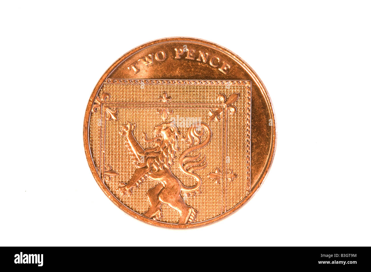 Nuovo 2008 due penny pezzo Foto Stock