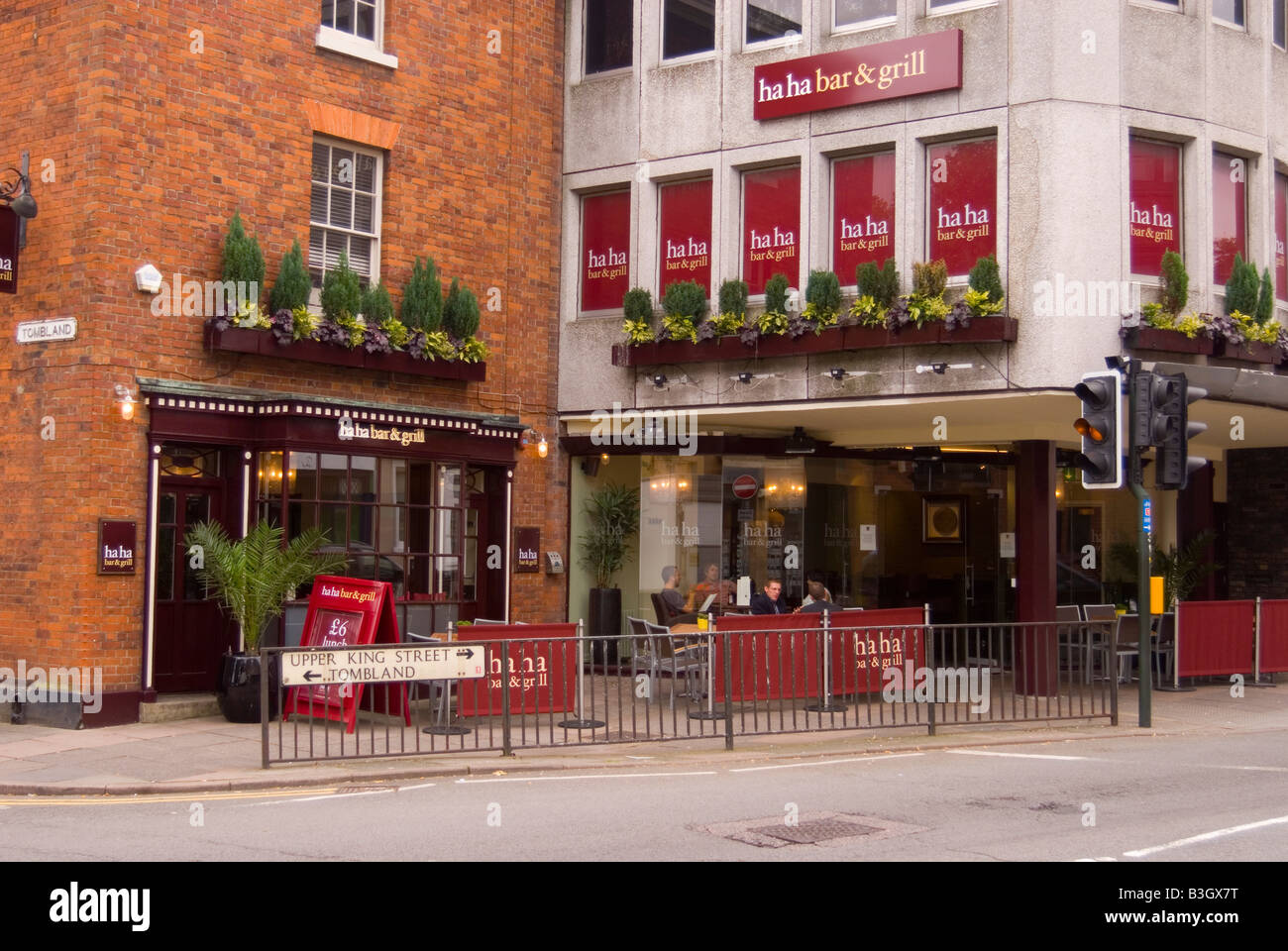 Ha ha bar & grill a Norwich, Norfolk, Regno Unito Foto Stock