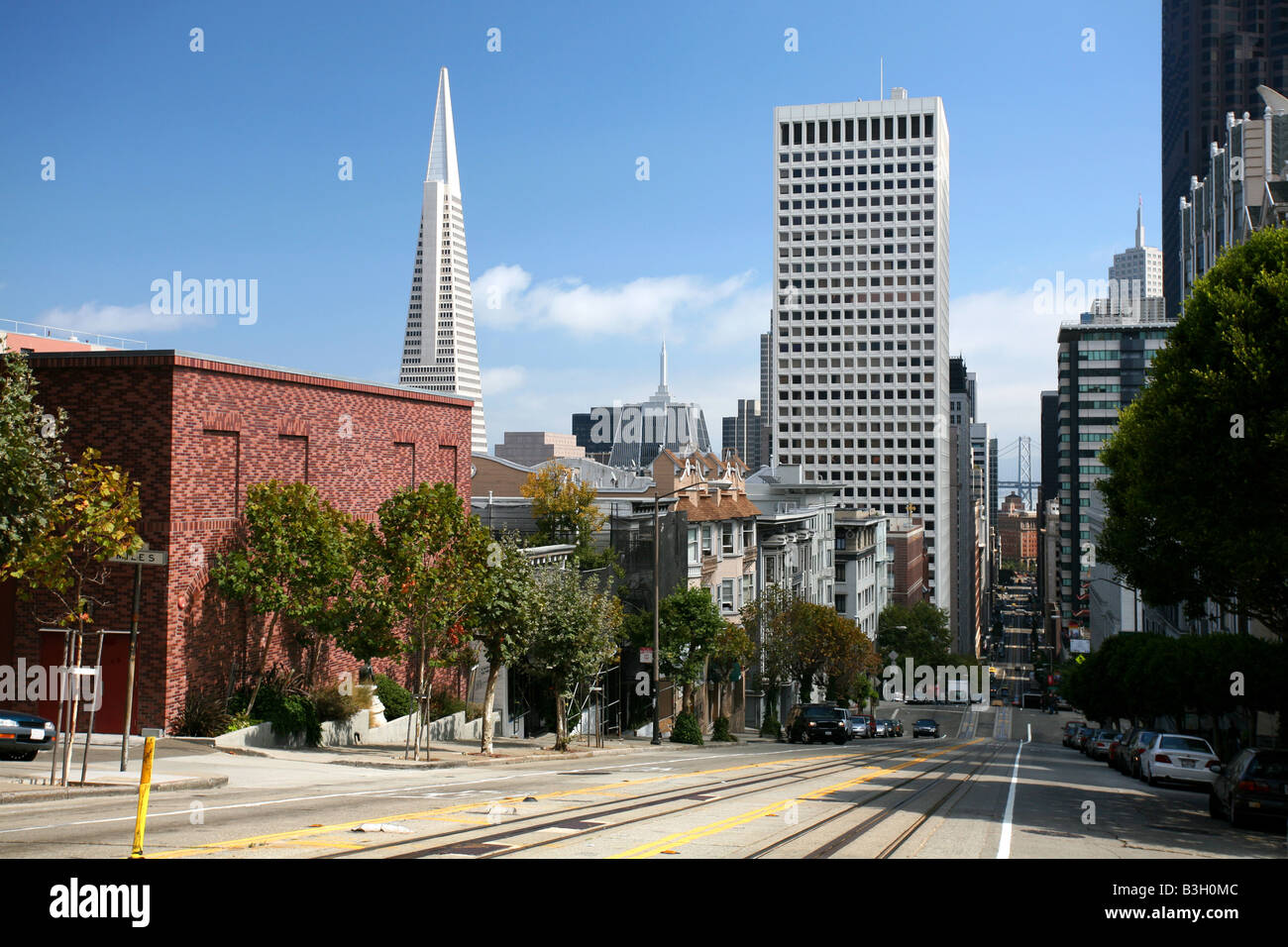 Street di San Francisco Foto Stock