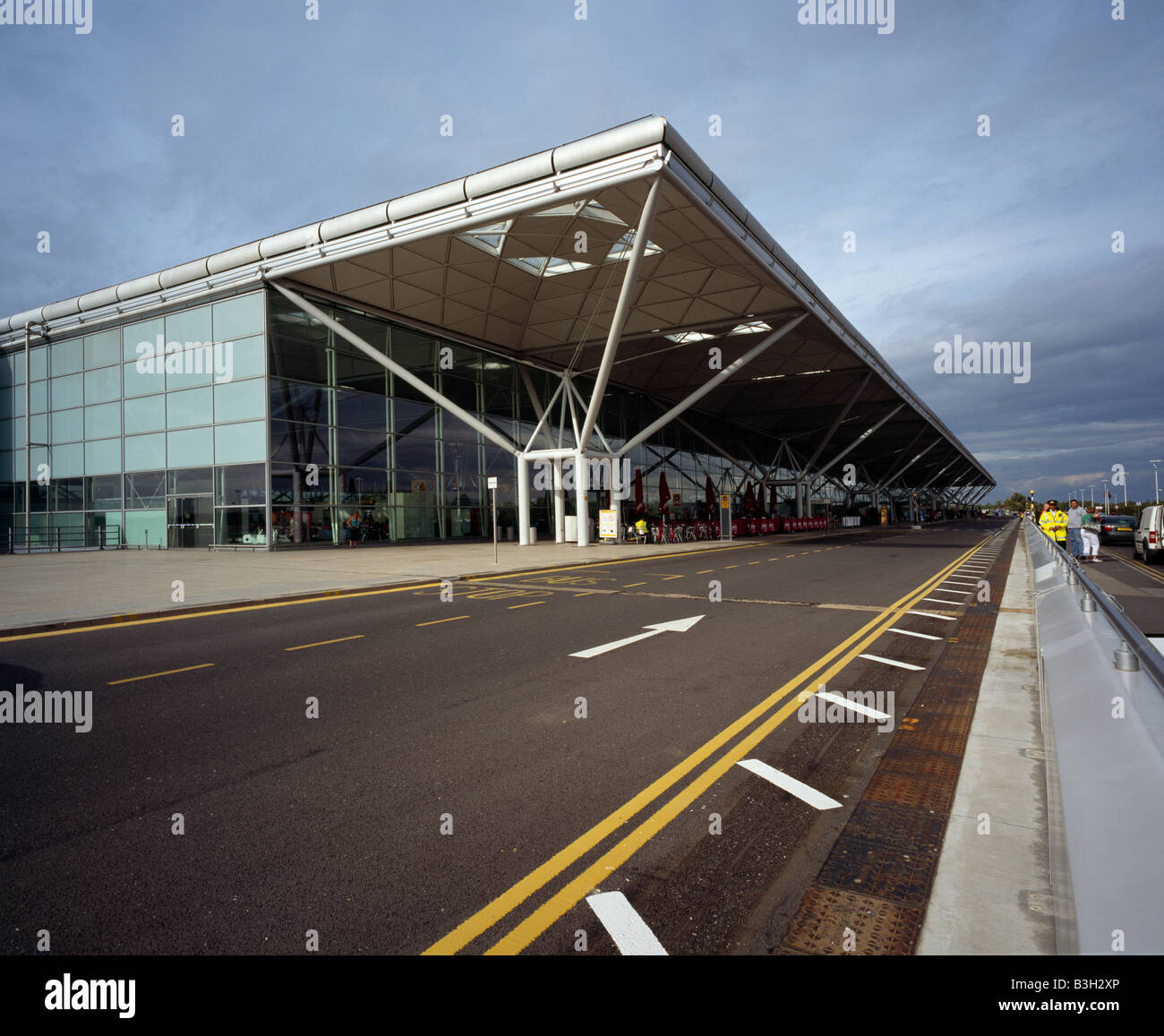 Londra Stansted Airport Terminal, Essex, Inghilterra, Regno Unito. Foto Stock