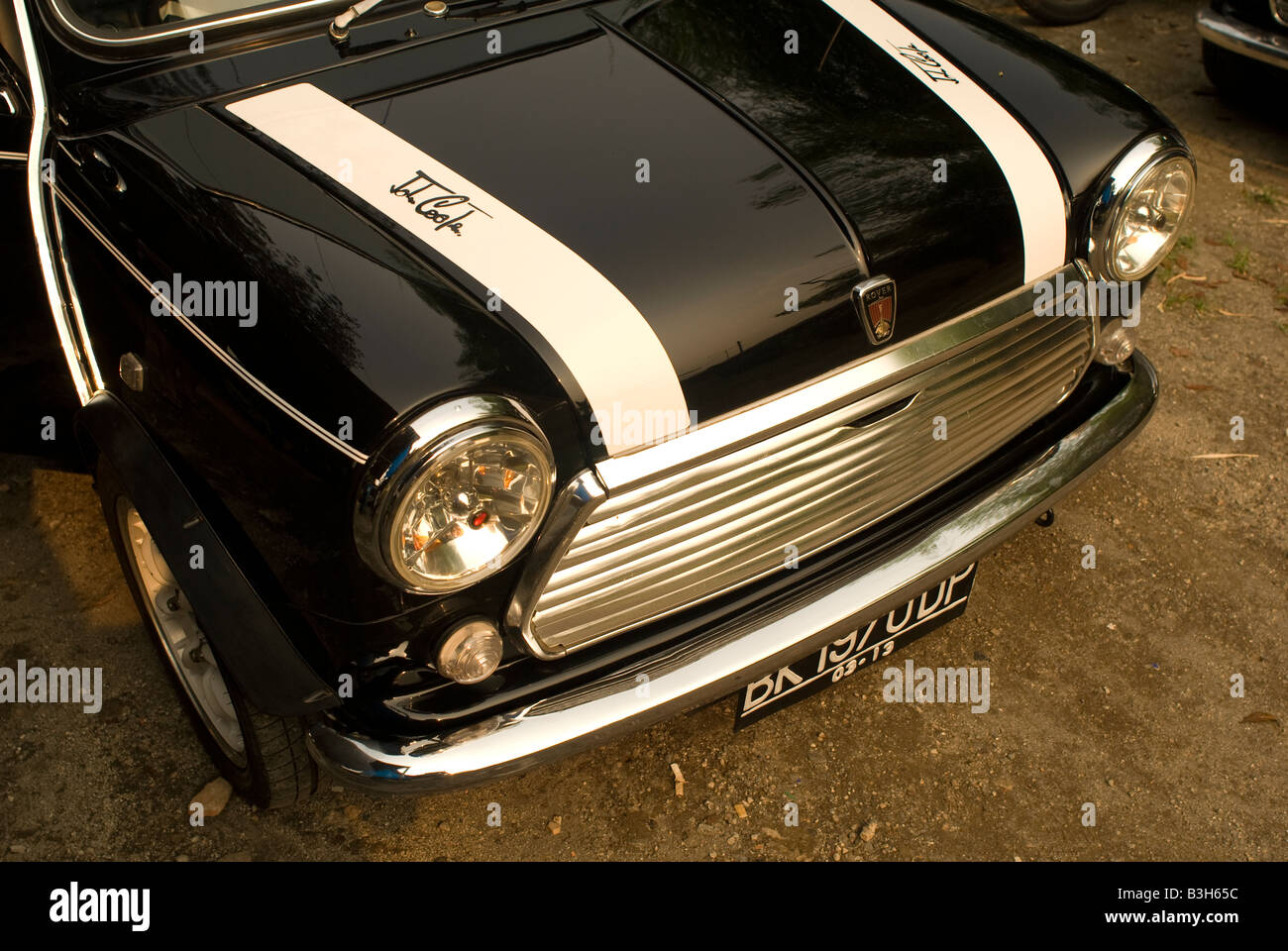 Mini è una piccola vettura che è stata prodotta dalla British Motor Corporation dal 1959 fino al 2000 Foto Stock