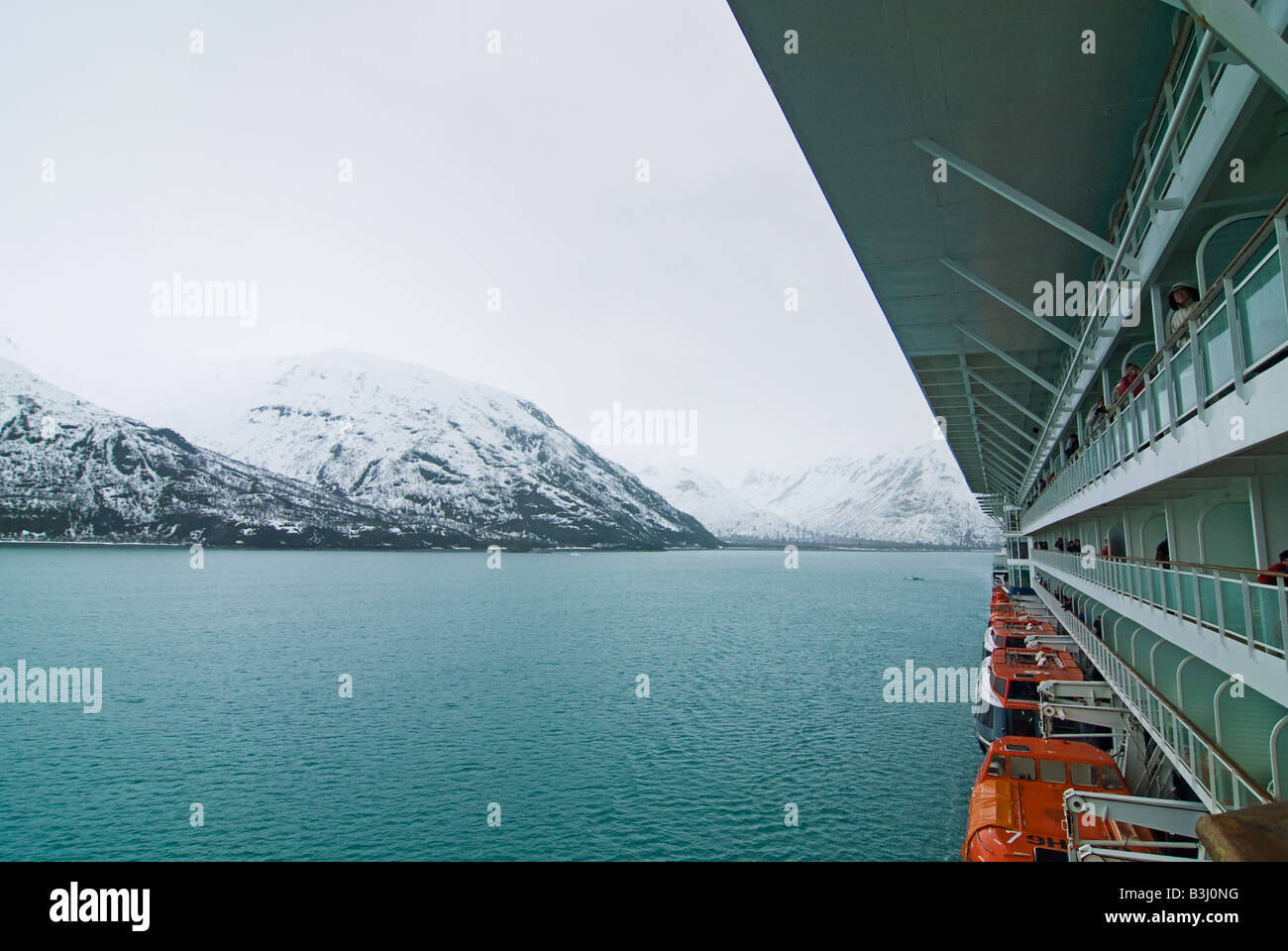 Alaska, disillusione Bay, nave da crociera Foto Stock