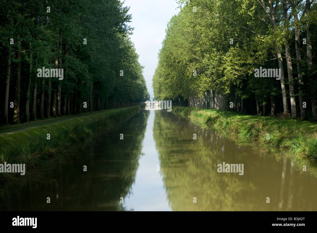 Il Nantes Brest canale scorre attraverso la campagna della Bretagna e fu costruito quando il Napolean porti della Francia sono stati il blocco Foto Stock