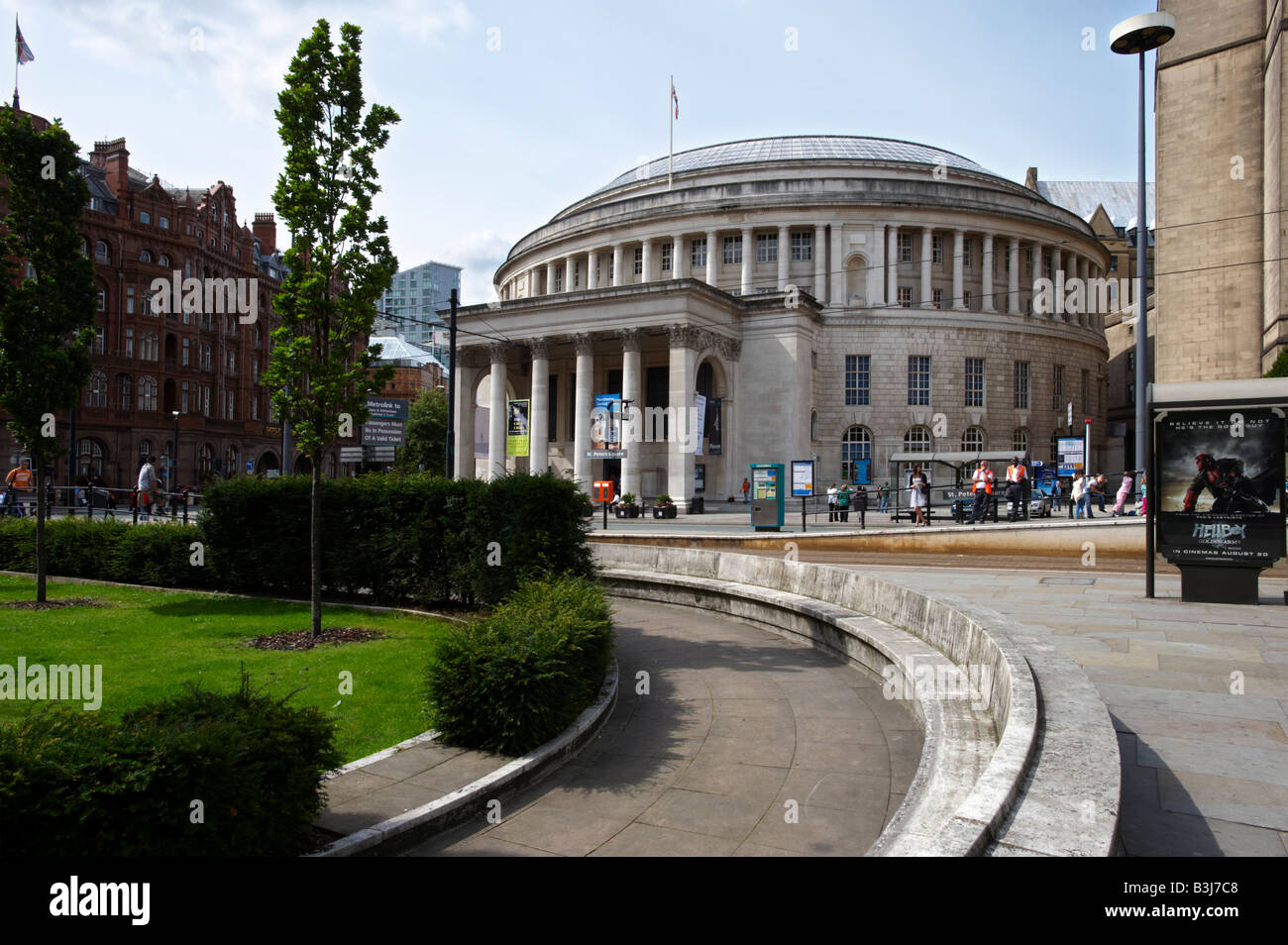 Biblioteca centrale di Manchester REGNO UNITO Foto Stock