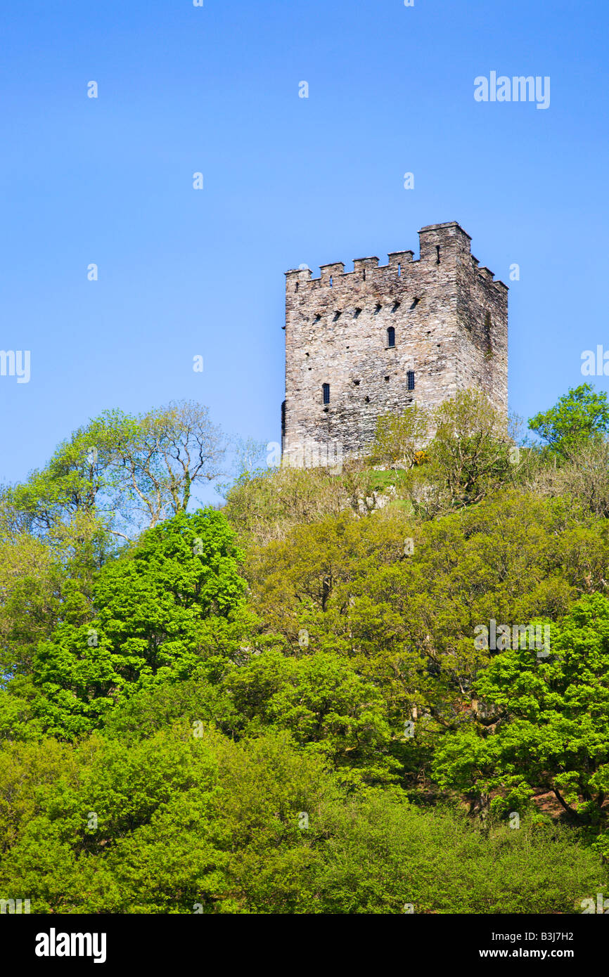 Il castello di Dolwyddelan Snowdonia nel Galles Foto Stock