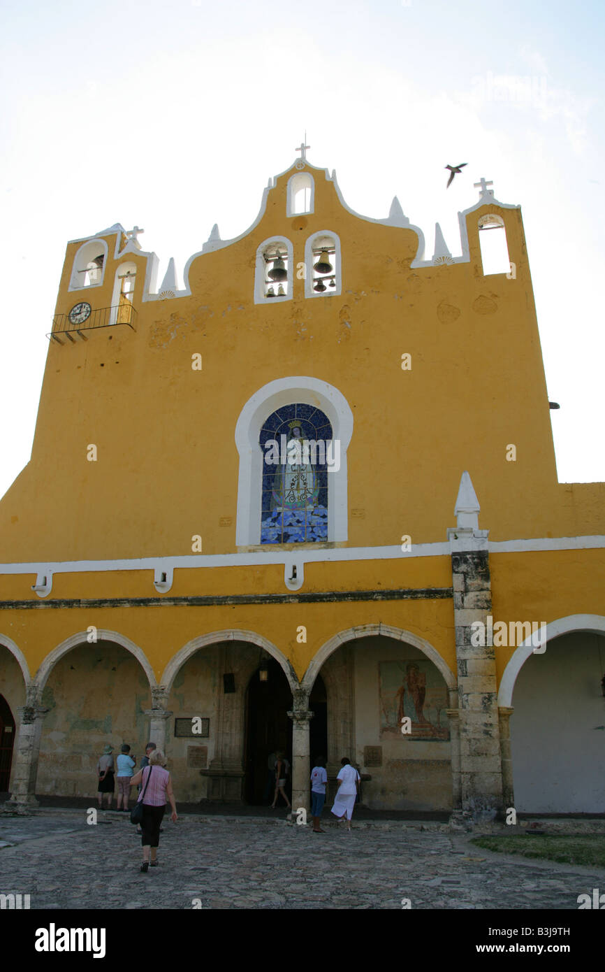 San Antonio de Padova (Convento di Sant'Antonio di Padova convento), Izamal, Penisola dello Yucatan, Messico Foto Stock